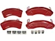 Aesthetic Brake Caliper Covers; Red; Front and Rear (11-23 Challenger R/T w/ Dual Piston Front Calipers; 2014 Challenger Rallye, Redline; 17-23 Challenger GT, T/A; 12-23 Challenger SXT w/ Dual Piston Front Calipers)