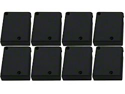 Aluminum Coil Covers; Black (08-23 V8 HEMI Challenger, Excluding 6.2L)