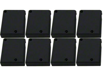 Aluminum Coil Covers; Black (08-23 V8 HEMI Challenger, Excluding 6.2L)