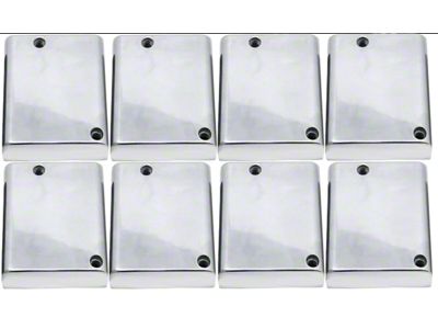 Aluminum Coil Covers; Polished (08-23 V8 HEMI Challenger, Excluding 6.2L)