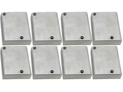 Aluminum Coil Covers; Raw (08-23 V8 HEMI Challenger, Excluding 6.2L)