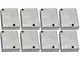 Aluminum Coil Covers; Raw (08-23 V8 HEMI Challenger, Excluding 6.2L)