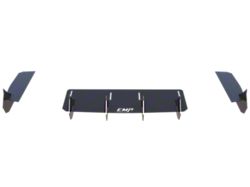 Aluminum Rear Diffuser; Matte Black (15-23 Challenger)
