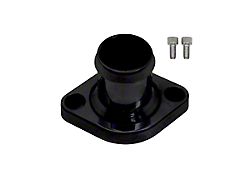 Aluminum Straight Water Neck Thermostat Housing; Black (08-23 V8 HEMI Challenger, Excluding 6.2L)