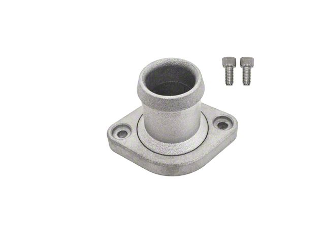 Aluminum Straight Water Neck Thermostat Housing; Natural (08-23 V8 HEMI Challenger, Excluding 6.2L)