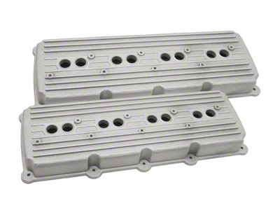 Aluminum Valve Covers; Raw (08-19 V8 HEMI Challenger, Excluding 6.2L)