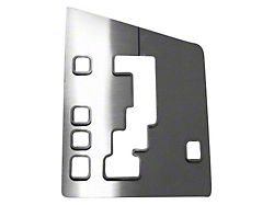 Automatic Shifter Plate Trim; Brushed (08-14 5.7L HEMI, 6.1L HEMI Challenger)