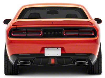 BL Style Rear Diffuser; Matte Black (15-23 Challenger)