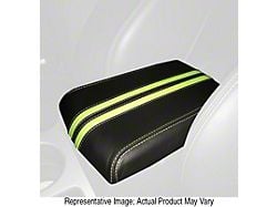 Armrest Cover; Black Alcantara with Red Stitching (08-14 Challenger)