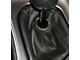 Manual Transmission Shifter Boot; Black Leather with Black Stitching (15-23 Challenger)