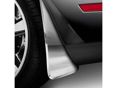 Brushed Mud Guards with Polished Trim (15-23 Challenger, Excluding Widebody)