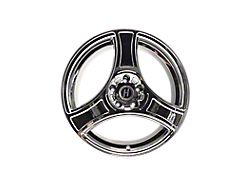 BUSHIDO MonoC Chrome Wheel; 18x9.5; 38mm Offset (17-23 AWD Challenger)