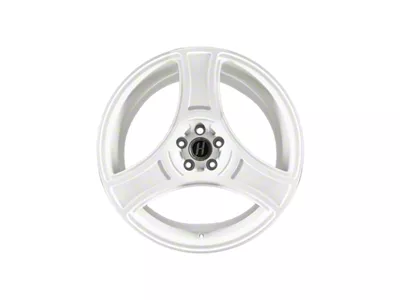BUSHIDO MonoC White Wheel; 18x9.5; 38mm Offset (17-23 AWD Challenger)