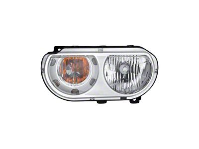 Headlights Depot CAPA Replacement Halogen Headlight; Driver Side (08-14 Challenger)