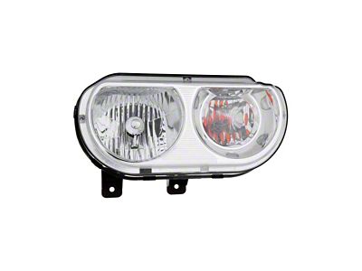 Headlights Depot CAPA Replacement Halogen Headlight; Passenger Side (08-14 Challenger)