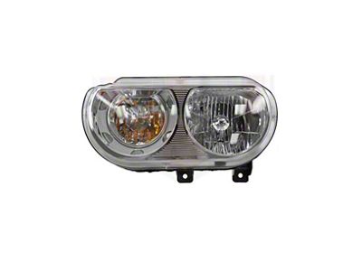 CAPA Replacement Headlight; Driver Side (08-14 Challenger w/ Factory Halogen Headlights)