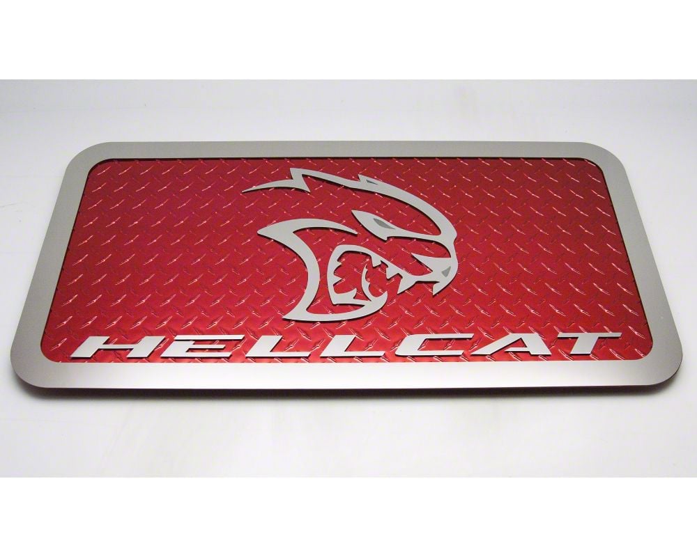 CHALLENGER OVAL LOGO MAT (RED) ラグマット New! 2008-2023 Dodge CHALLENGER Red Carpet Floor Mats Scat