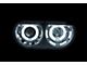 CCFL Halo Projector Headlights; Chrome Housing; Clear Lens (08-14 Challenger w/ Factory Halogen Headlights)