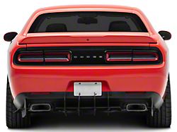 Centa VR2 Rear Diffuser; Matte Black (08-23 Challenger)