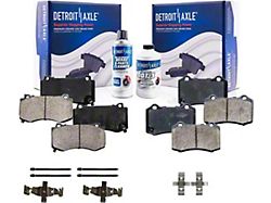 Ceramic Brake Pads; Front and Rear (08-14 Challenger SRT8)