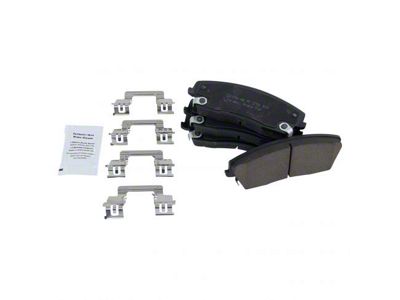 Ceramic Brake Pads; Front and Rear (09-18 V6 Challenger)