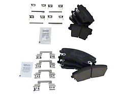 Ceramic Brake Pads; Front and Rear (09-18 V6 Challenger)