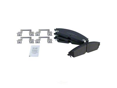 Ceramic Brake Pads; Front Pair (08-23 Challenger w/ 13.60-Inch Front Rotors)
