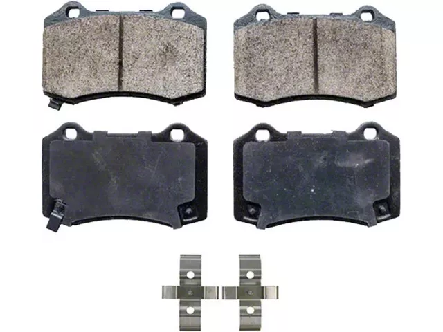 Ceramic Brake Pads; Rear Pair (08-23 Challenger w/ 4 or 6-Piston Front Calipers, Excluding SE & SXT)