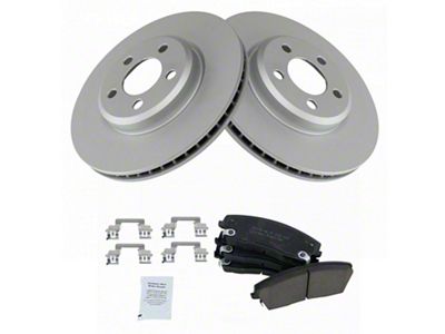 Ceramic Brake Rotor and Pad Kit; Front (09-18 V6 Challenger)