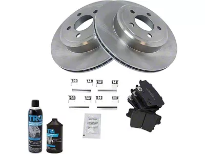 Ceramic Brake Rotor and Pad Kit; Rear (06-21 Challenger w/ Vented Rear Rotors)