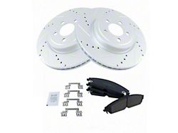 Ceramic Performance Brake Rotor and Pad Kit; Front (08-19 Challenger w/ 13.60-Inch Front Rotors)