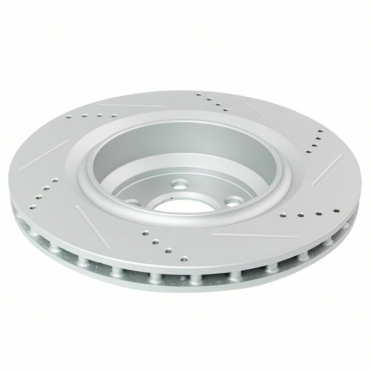 Challenger Ceramic Performance Brake Rotor and Pad Kit; Front and Rear