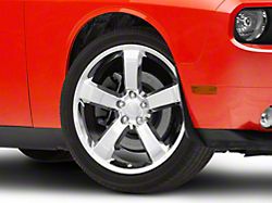 Charger SRT Style Chrome Wheel; 20x9; 20mm Offset (08-23 RWD Challenger, Excluding Widebody)