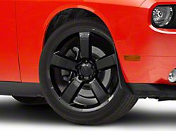 Charger SRT Style Gloss Black Wheel; 20x9; 20mm Offset (08-23 RWD Challenger, Excluding Widebody)