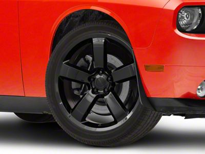 Charger SRT Style Gloss Black Wheel; 20x9 (08-23 RWD Challenger, Excluding Widebody)