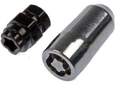 Chrome Duplex Acorn Wheel Lug Nut Locks; M14x1.50; Set of 4 (08-23 Challenger)