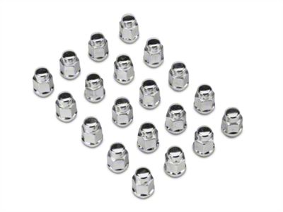 Chrome Lug Nut Kit; 14mm x 1.5; Set of 20 (08-23 Challenger)