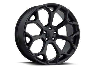 Chrysler 300 Replica Satin Black Wheel; 20x9; 18mm Offset (08-23 RWD Challenger, Excluding Widebody)