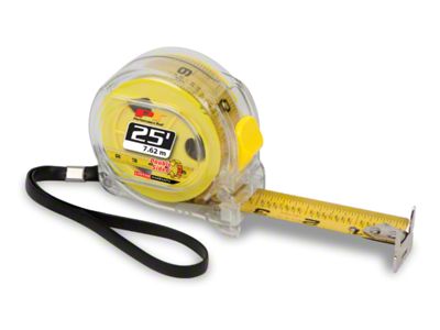 Clear Tape Meausre; 25-Foot
