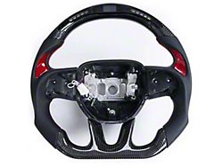 Custom Carbon Fiber Steering Wheel with LED Dash Display (15-23 Challenger)