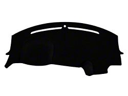 Custom Fit Dash Cover; Velour Black (15-23 Challenger)