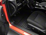 Custom Front and Rear Floor Mats; Black (15-23 RWD Challenger)