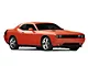 SEC10 Dashed Tail Stripe; Gloss Black (08-23 Challenger)
