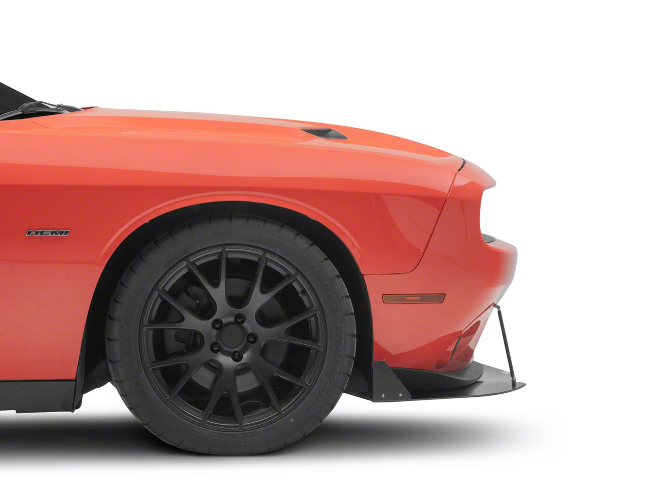 Challenger Demon Style Front Bumper Lip and Chin Splitter