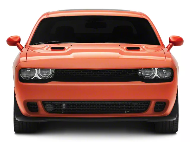 Demon Style Front Bumper; Unpainted (08-23 Challenger)