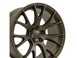 DG15 Bronze Wheel; 20x10; 18mm Offset (08-23 RWD Challenger, Excluding Widebody)
