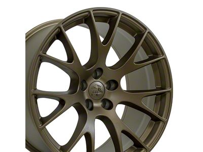 DG15 Bronze Wheel; 20x10; 18mm Offset (08-23 RWD Challenger, Excluding Widebody)