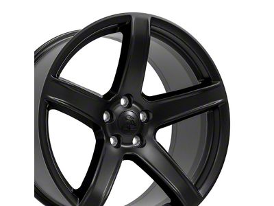 DG22 Satin Black Wheel; 20x9.5 (08-23 RWD Challenger, Excluding Widebody)