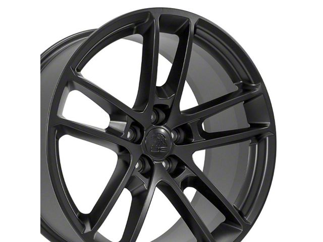 DG23 Replica Satin Black Wheel; 20x10 (08-23 RWD Challenger, Excluding Widebody)