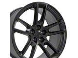 DG23 Replica Satin Black Wheel; 20x9; 18mm Offset (08-23 RWD Challenger, Excluding Widebody)